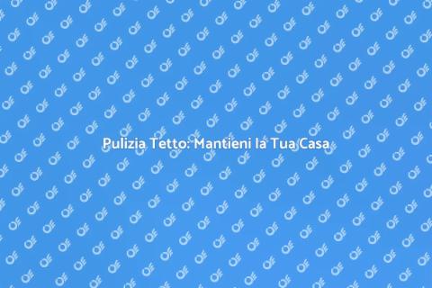 Rimuovere Sporcizia dal Tetto