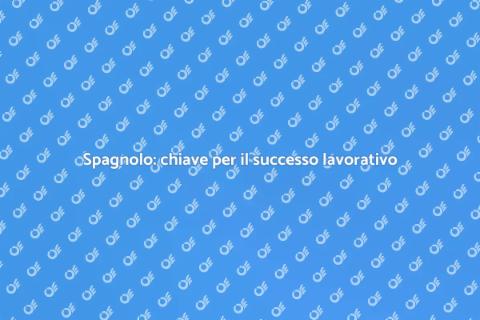 Lezione di spagnolo per lavoro