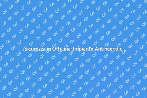 Impianto di Spegnimento Antincendio