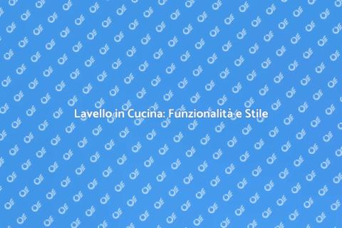 Aggiungi un Lavello alla Cucina