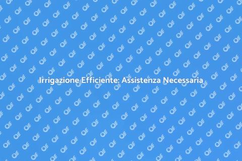 Assistenza Tecnica Irrigazione Giardini