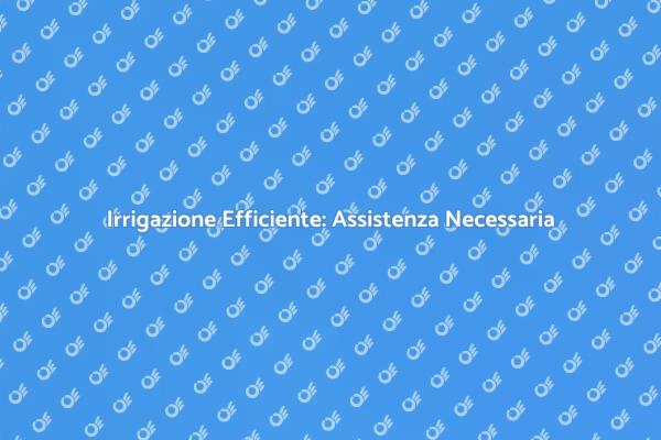 Ottimizza la Tua Irrigazione con Esperti