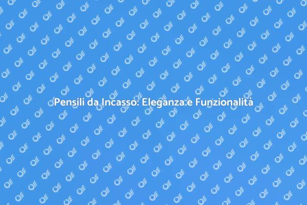 Ottimizza gli Spazi con Pensili da Incasso