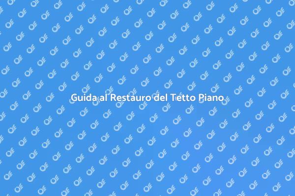 Ristrutturazione del Tetto Piano