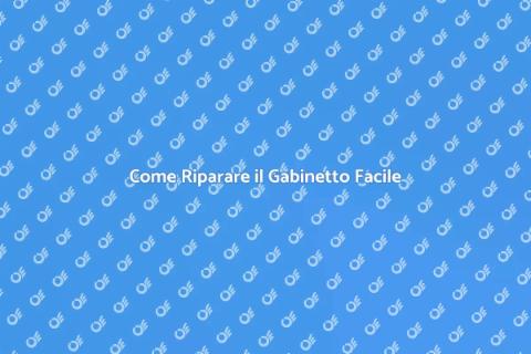 Riparazione Gabinetto: Guida Completa