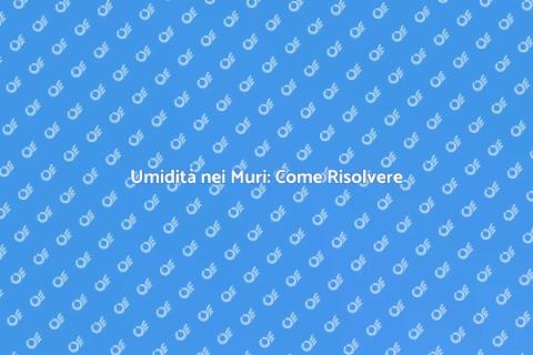 Controllo Umidità Muri Interni