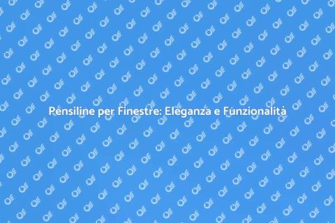 Installazione Pensiline per Finestre
