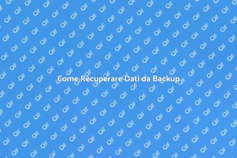 Recupero Dati da Backup Danneggiato