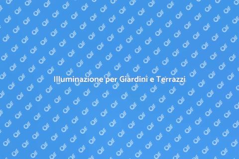 Illuminazione Aree Relax Esterne