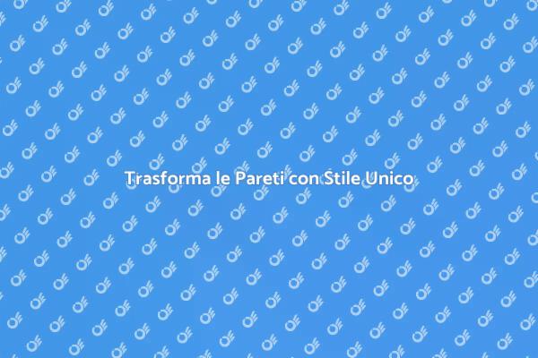 Ornamenti delle Pareti: Guida Creativa