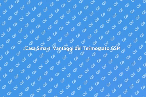 Trasforma la tua casa con un Termostato GSM