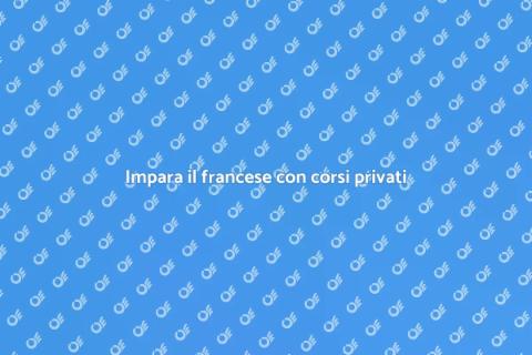 Corsi di francese privati online