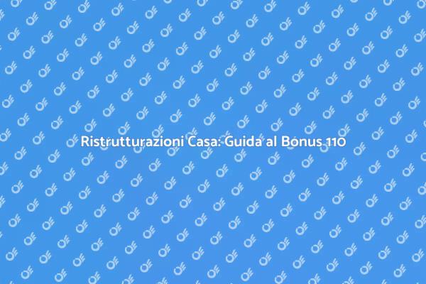Ristrutturare Casa con il Bonus Edilizio