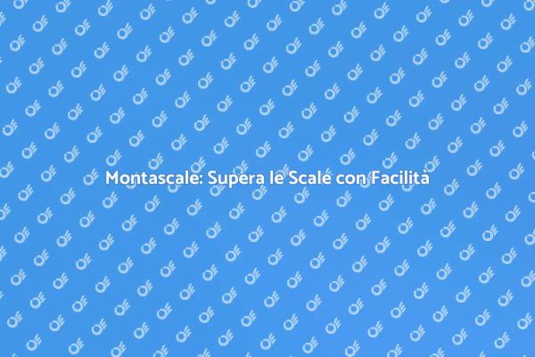Montascale: La Libertà di Muoversi