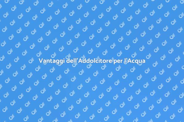Addolcitori: Soluzione per Acque Reflue