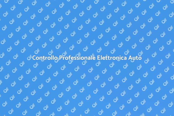 Elettronica Auto: Controllo Essenziale
