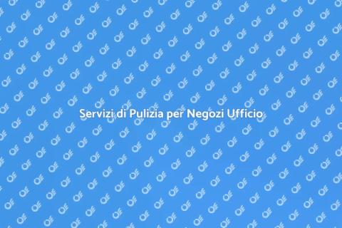 Pulizia Professionale Negozi Ufficio