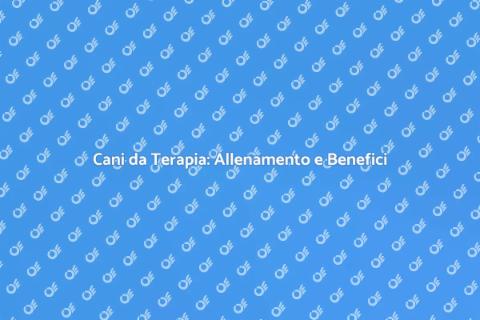 Allenamento Cani da Terapia Emozioni