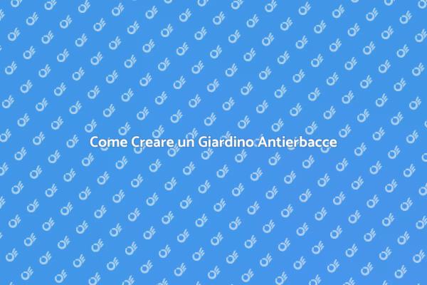 Costruisci un Giardino Senza Erbacce