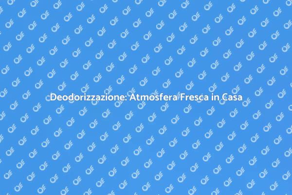 Liberati dagli Odori Sgradevoli