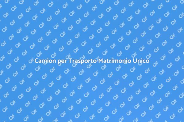 Noleggia un Camion per il Tuo Matrimonio