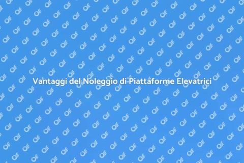 Noleggiare Piattaforma Elevatrice Traslochi