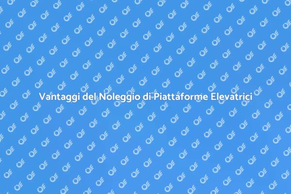 Piattaforme Elevatrici per Traslochi Sicuri