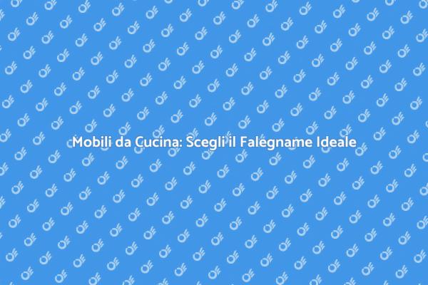 Crea la Tua Cucina con un Falegname Esperto