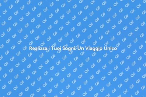Percorso di Vita: Trasforma i Tuoi Sogni