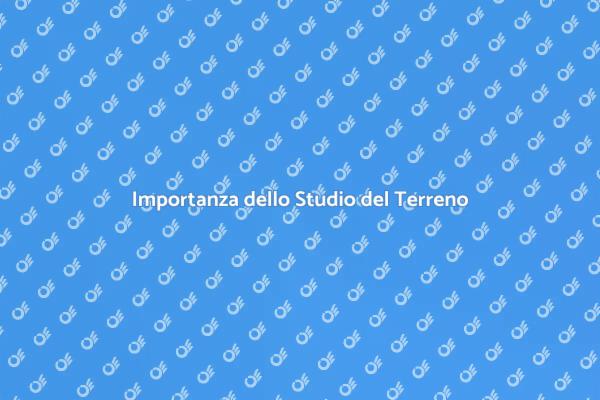 Fondamenta Sicure: Studio del Terreno