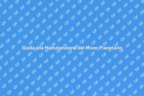Manutenzione Mixer Planetario Essenziale