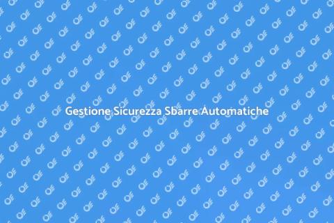 Pianificazione Sbarre Automatiche