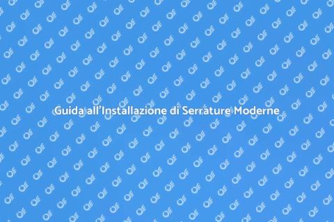 Serratura Moderna: Sicurezza e Stile