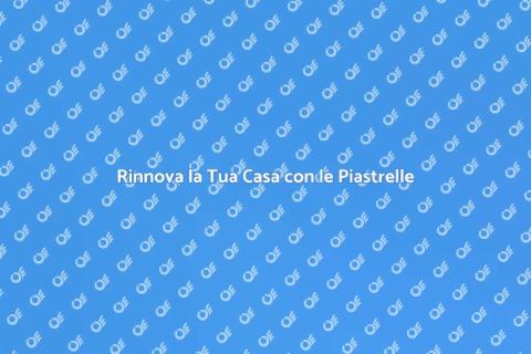 Dipingere le Piastrelle per Rinnovare
