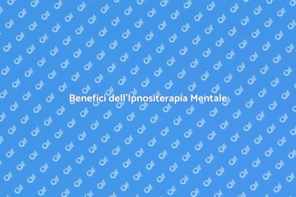 Ipnositerapia: Un Viaggio nel Benessere