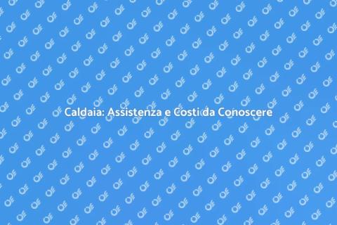 Assistenza Caldaia: Prezzi e Servizi