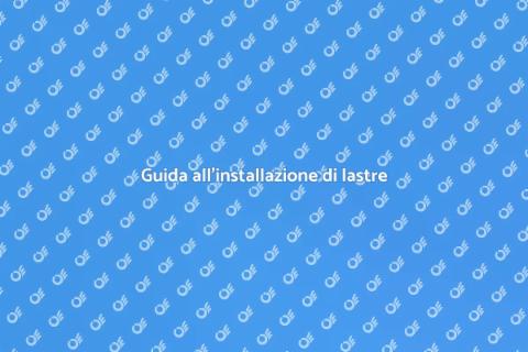 Installare lastre di calcestruzzo