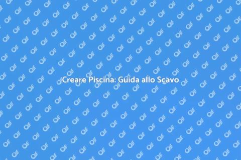 Scavo per Piscina: Paradiso in Giardino
