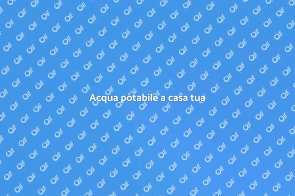 Servizio di acqua a domicilio pratico