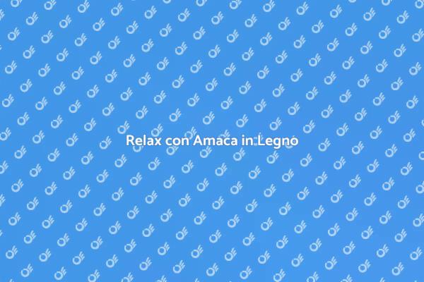 L'Amaca in Legno: Comfort e Stile