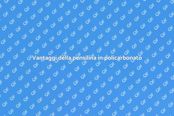 Scopri la pensilina in policarbonato