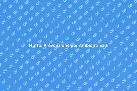 Prevenire la Formazione di Muffa