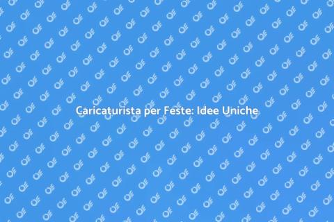 Noleggiare Caricaturista per Feste