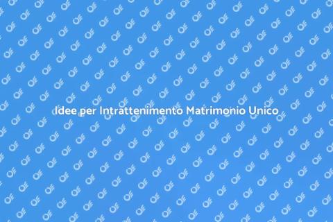 Intrattenimento per Matrimonio Indimenticabile