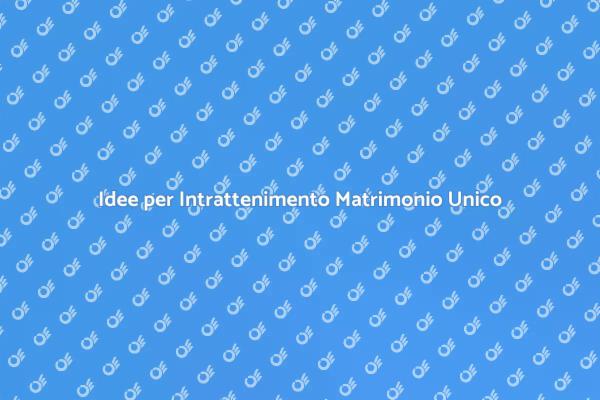 Intrattenimento Matrimonio: Idee Indimenticabili