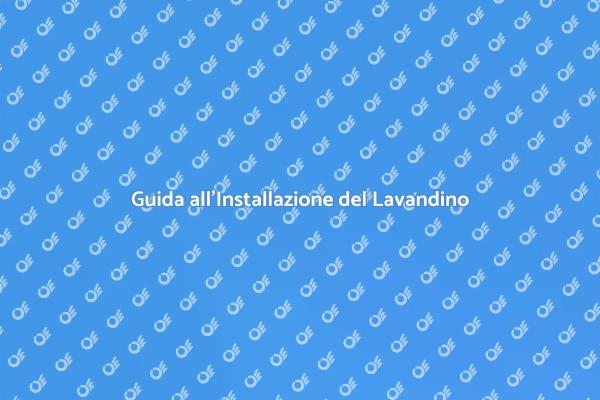 Installazione Semplice del Lavandino