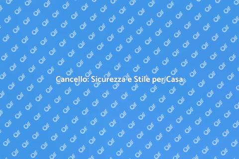 Installare un Cancello Sicuro