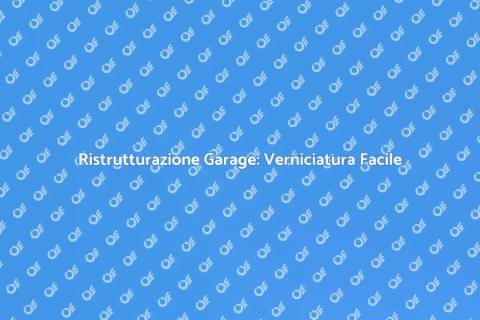 Verniciare il Cancello del Garage