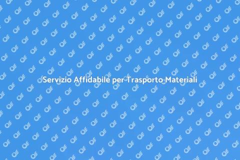 Trasporto Materiali per Ristrutturazioni