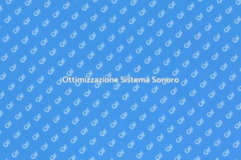 Messa a Punto Impianto Sonoro